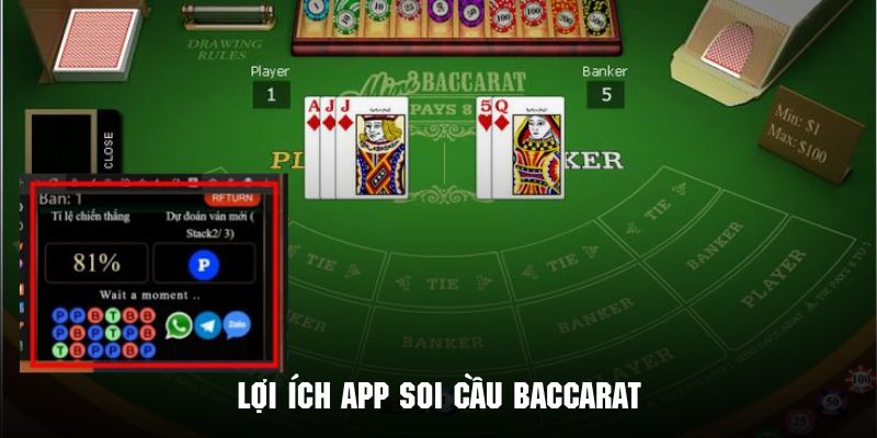 Những ưu điểm mà ứng dụng soi cầu Baccarat mang lại cho khách hàng